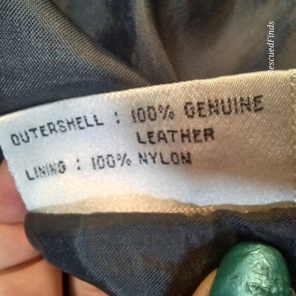 Vintage Leather Skirt G-III Black Zip Up Size 5 - Picture 4 of 8